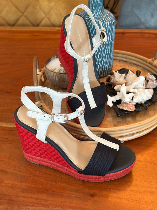 Sandales compensées color block T.36 – Iconic Elena Pop Color