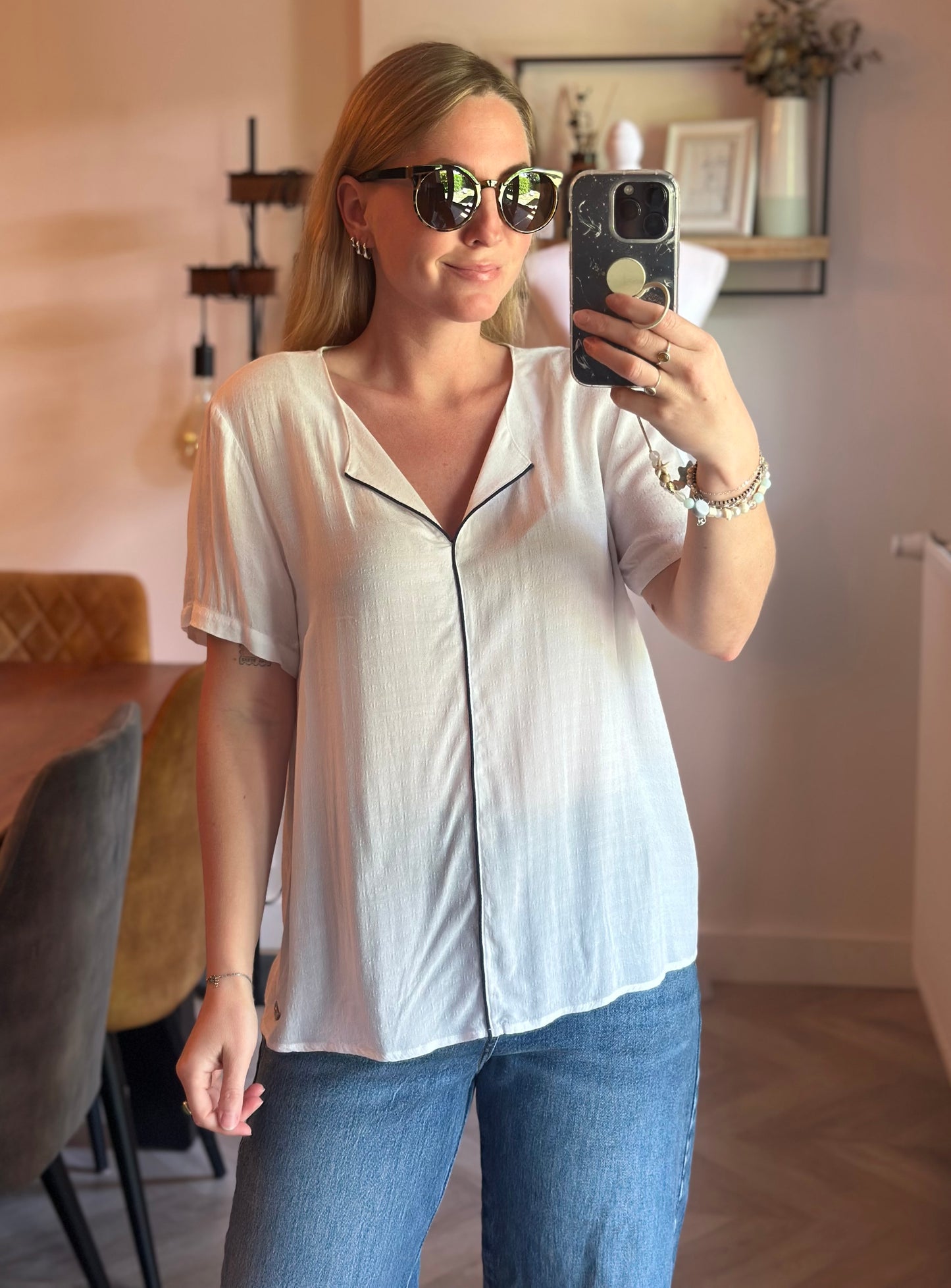 Blouse fluide écrue T.40