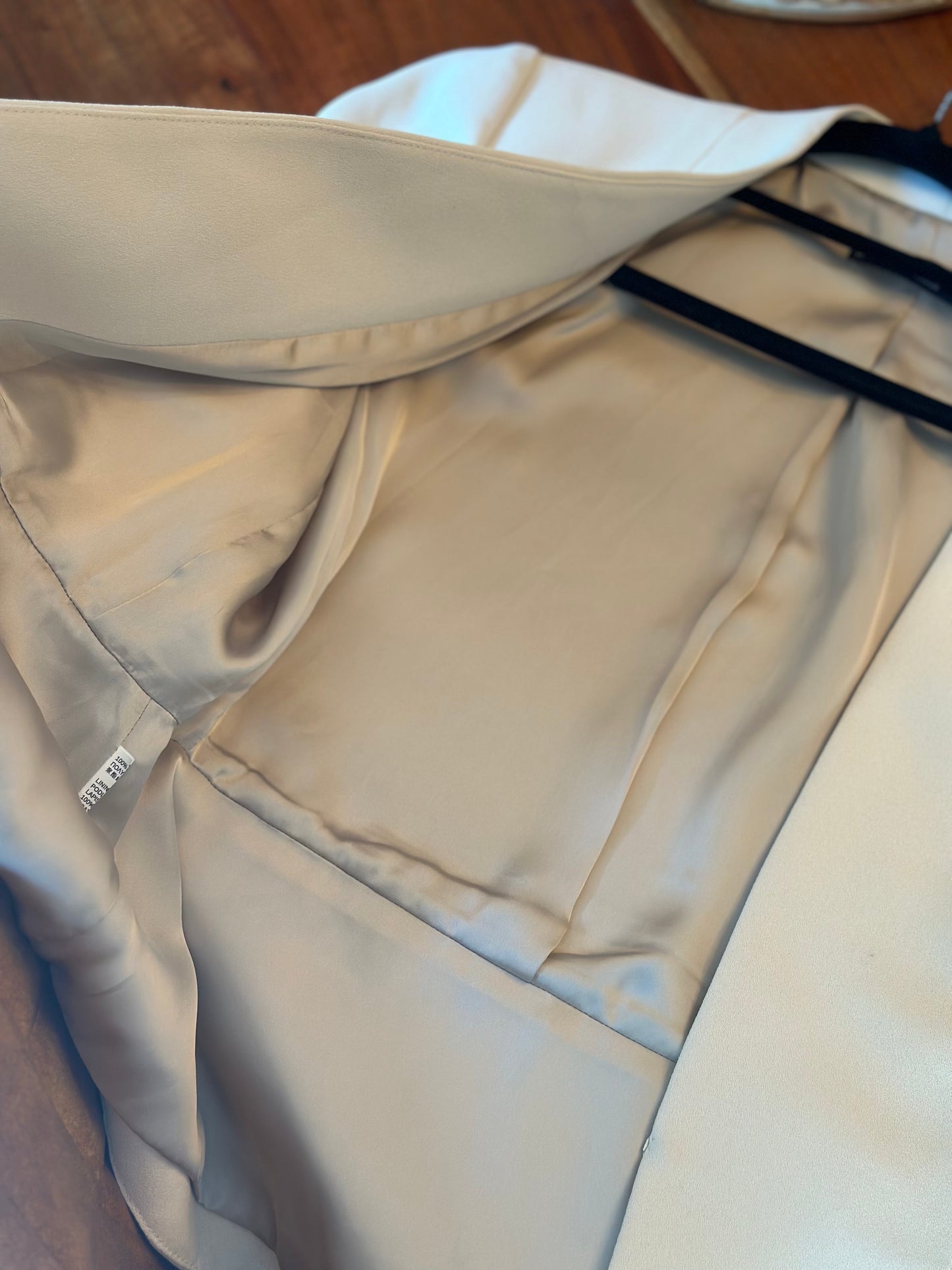 Blazer beige clair T.38