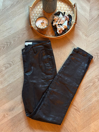 Pantalon enduit noir T.34