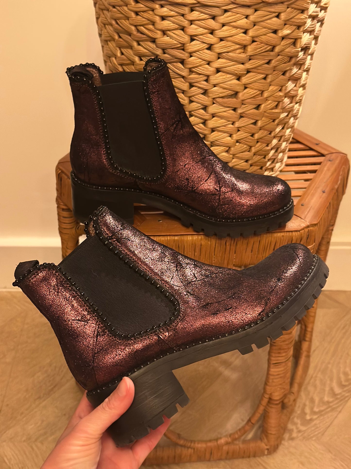 Bottines en cuir P.36