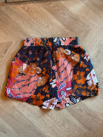 Ensemble chemise short imprimé patchwork bohème T.36/38