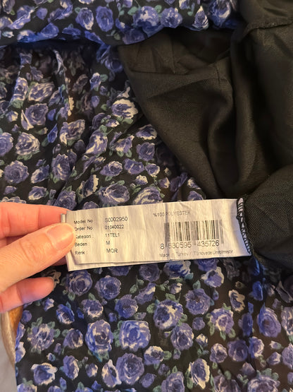 Robe fleurie bleue T.38