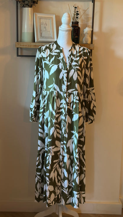 Robe longue motif cachemire modèle Riya T.38