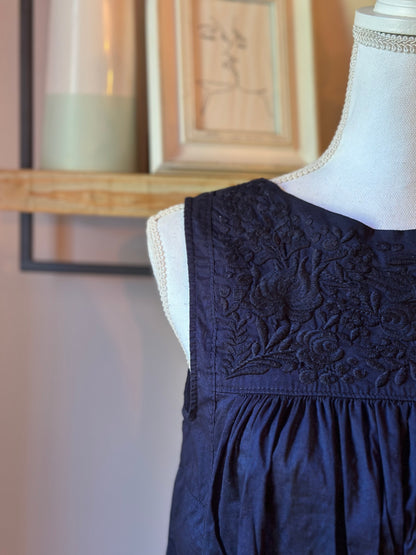 Blouse en coton brodé T.36