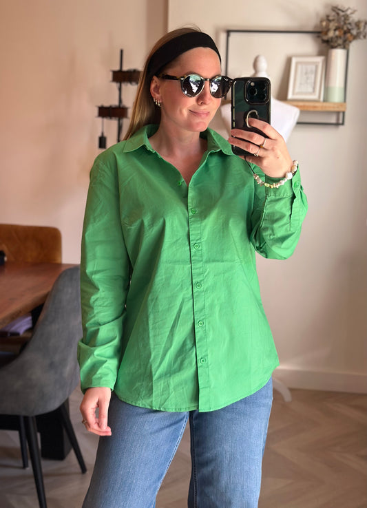 Chemise verte classique T.38