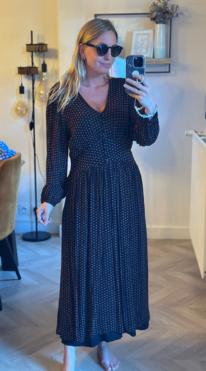 Robe longue imprimée T.44