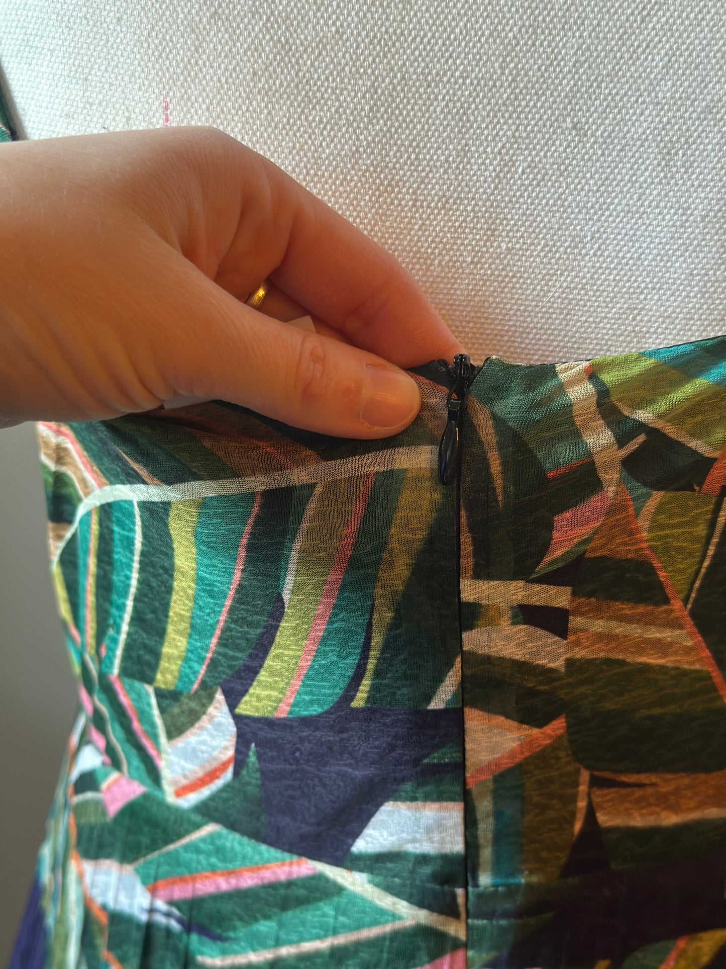 Robe longue Green Aloha T.38
