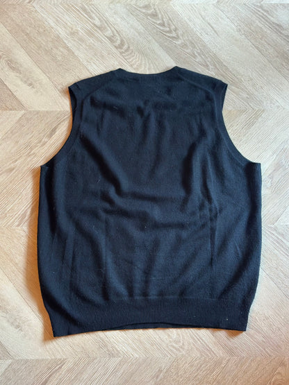 Pull sans manches cachemire 100% cachemire T.38