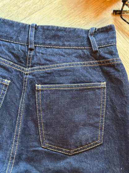 Jean flare denim brut Claudie Pierlot modèle Paolo Court T.36