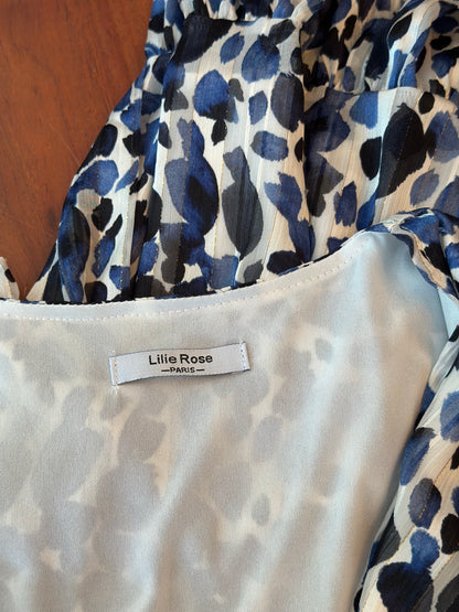 Robe imprimé léopard bleu T.36