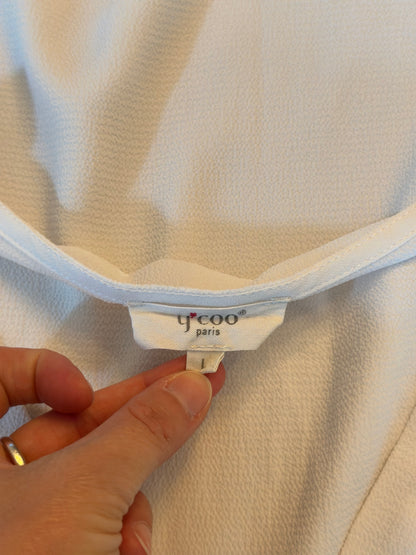 Blouse unie ivoire T.40