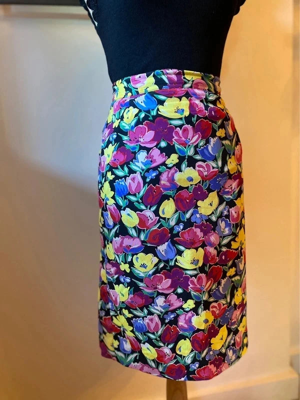 Jupe vintage 80s Cacharel T.38/40