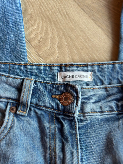 Jean droit cropped denim T.36