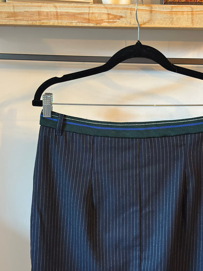 Jupe tailleur rayée T.42