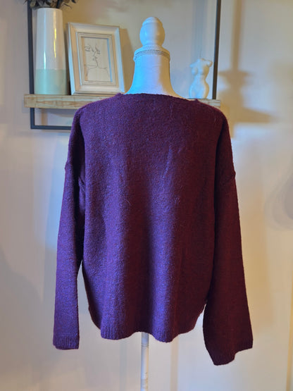 Pull doux en laine et alpaga T.38/40 Oversize