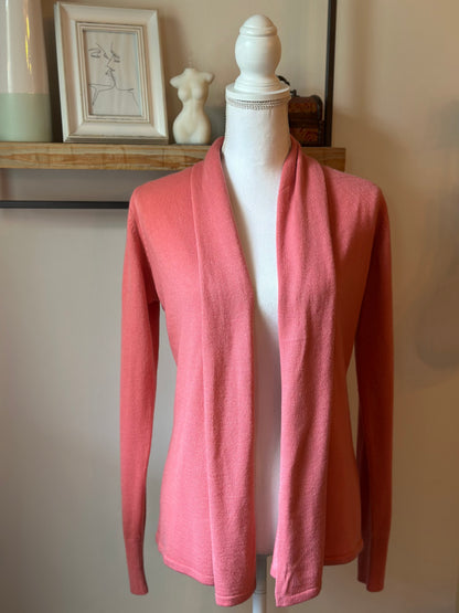 Gilet rose maille fine T.36