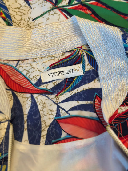 Veste légère/bomber imprimé fleuri T.38