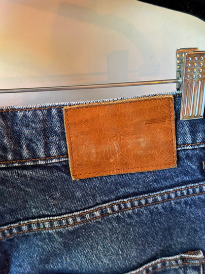 Jean droit modèle bob coton denim bleu T.36