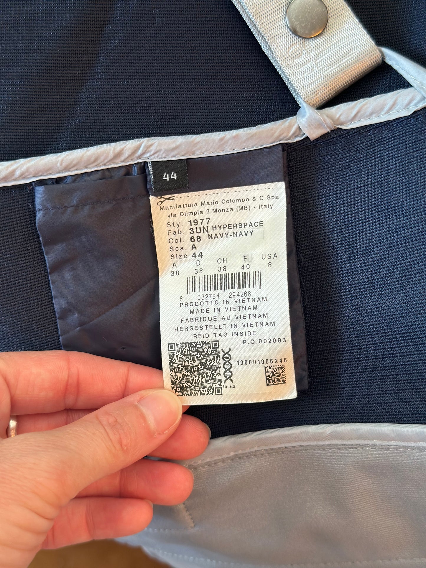 Veste softshell technique marine Colmar Originals T.40