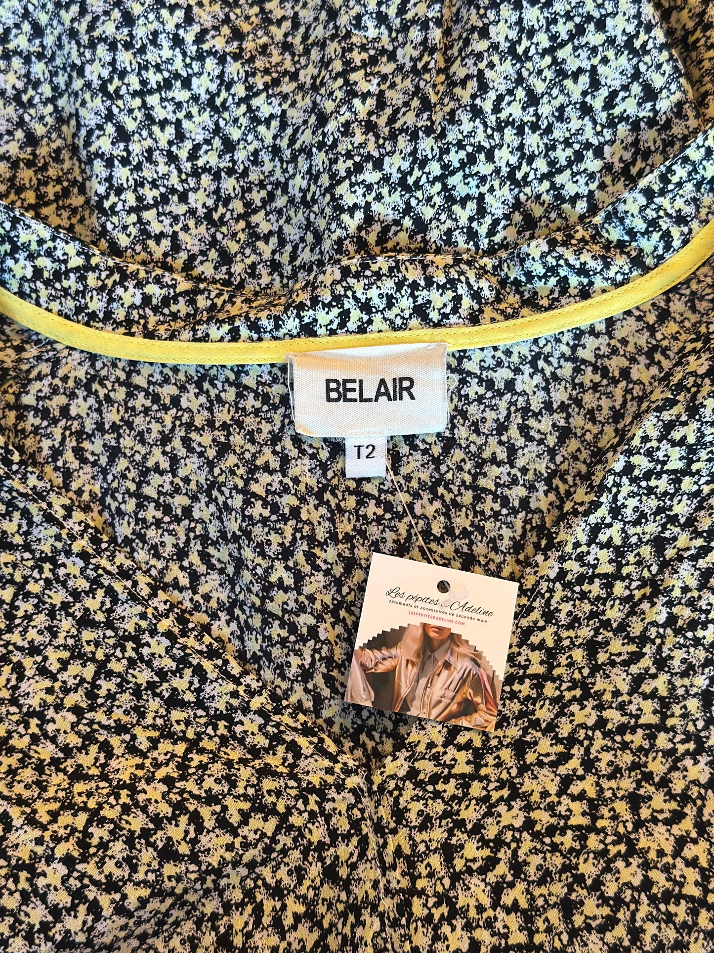 Blouse imprimé fleuri en soie