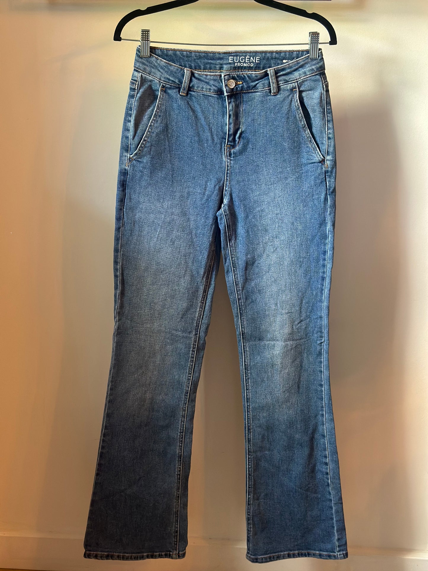 Jean flare denim bleu Eugène T.38