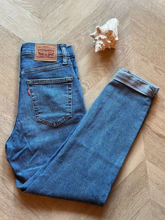 Jean mom denim bleu Levi’s high waisted T.34/36 W25