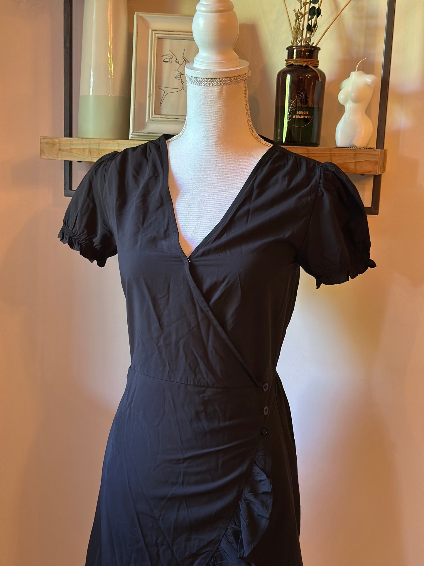 Robe noire portefeuille T.34