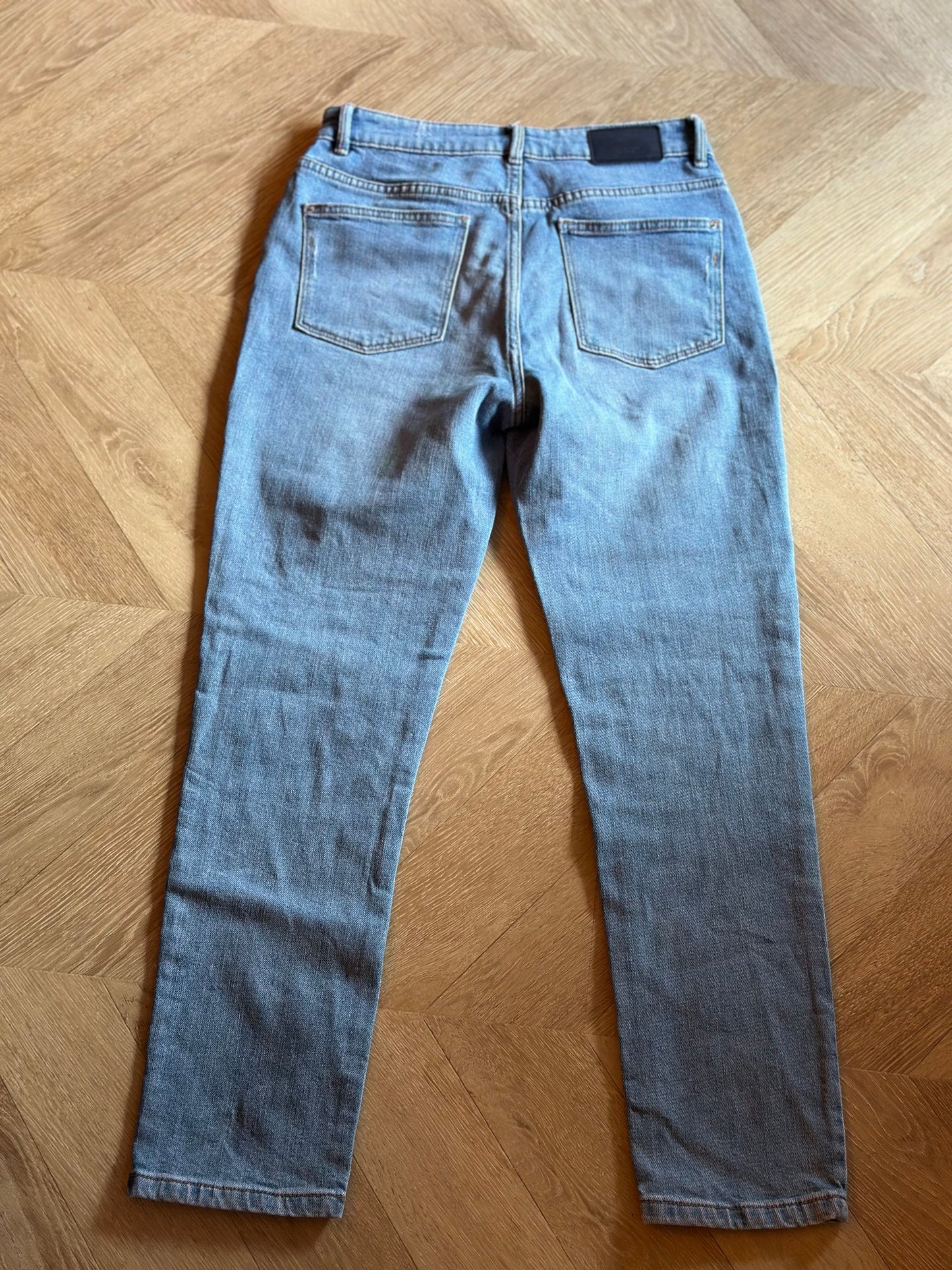 Jean droit denim bleu clair Marcel T.34