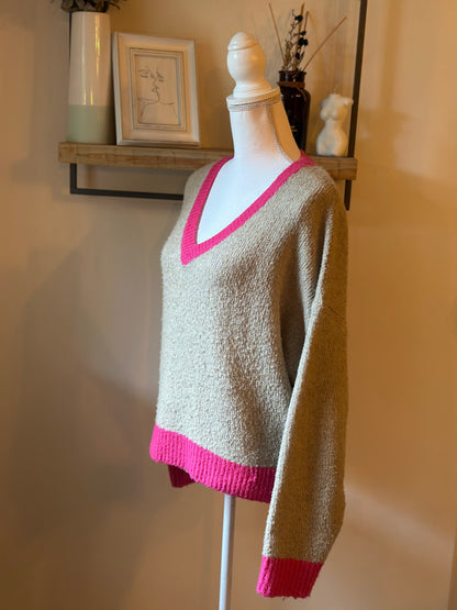 Pull col V uni T.40