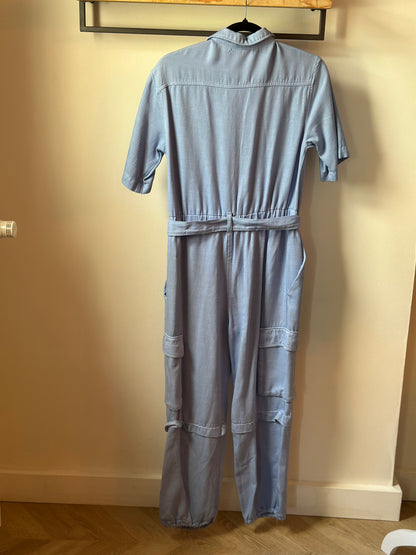 Combinaison cargo bleu ciel T.34