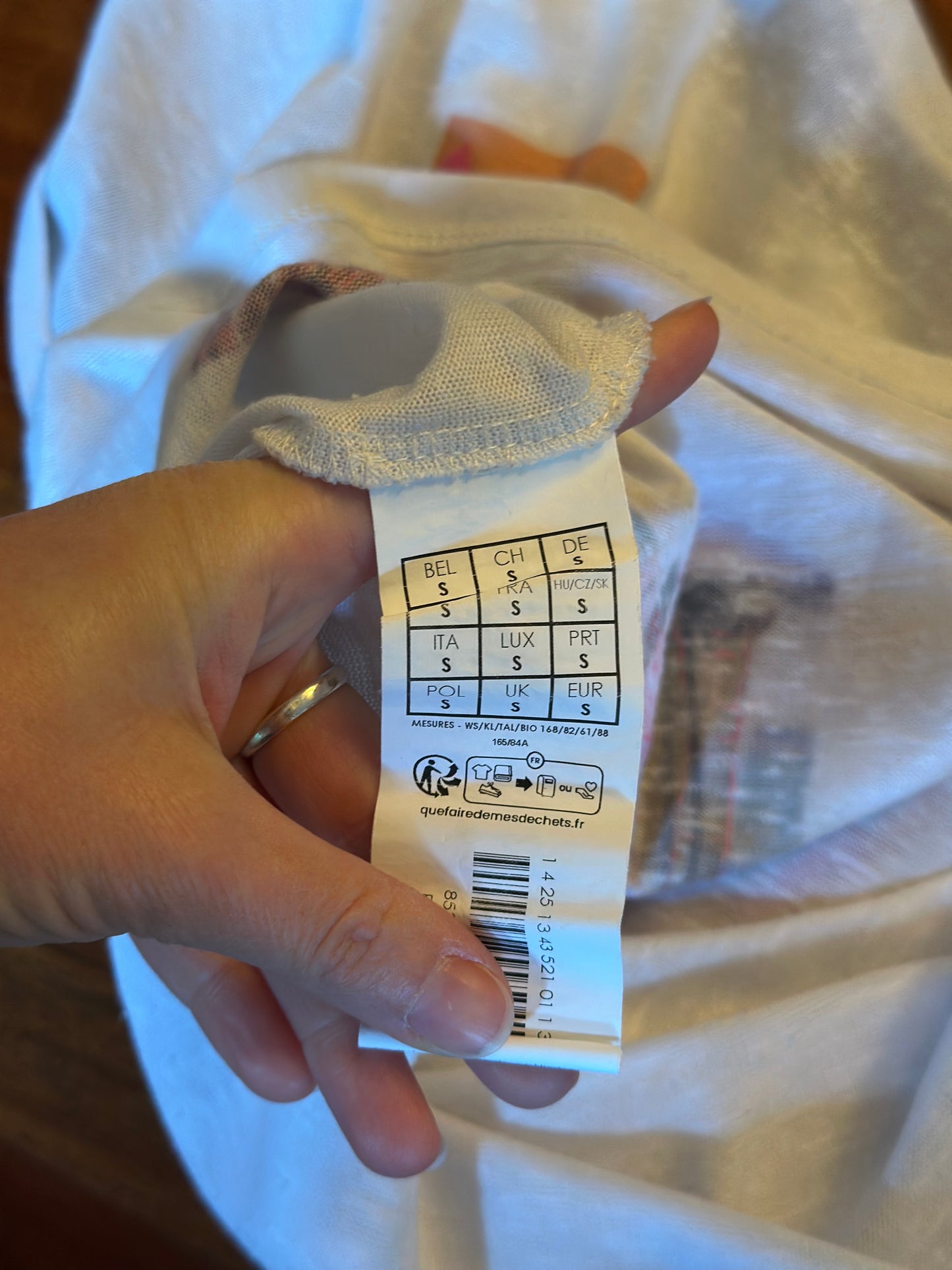 T-shirt motif palmier T.36