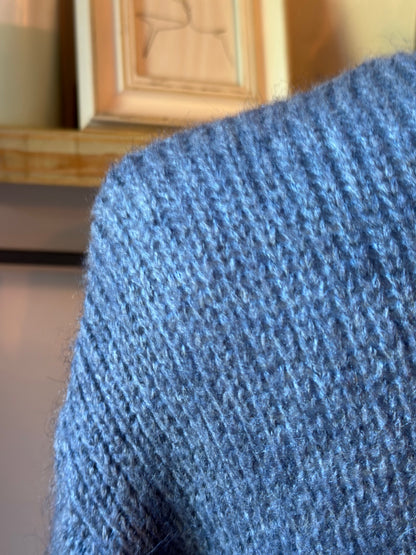 Gilet doux en maille mohair Made in Italy T.U