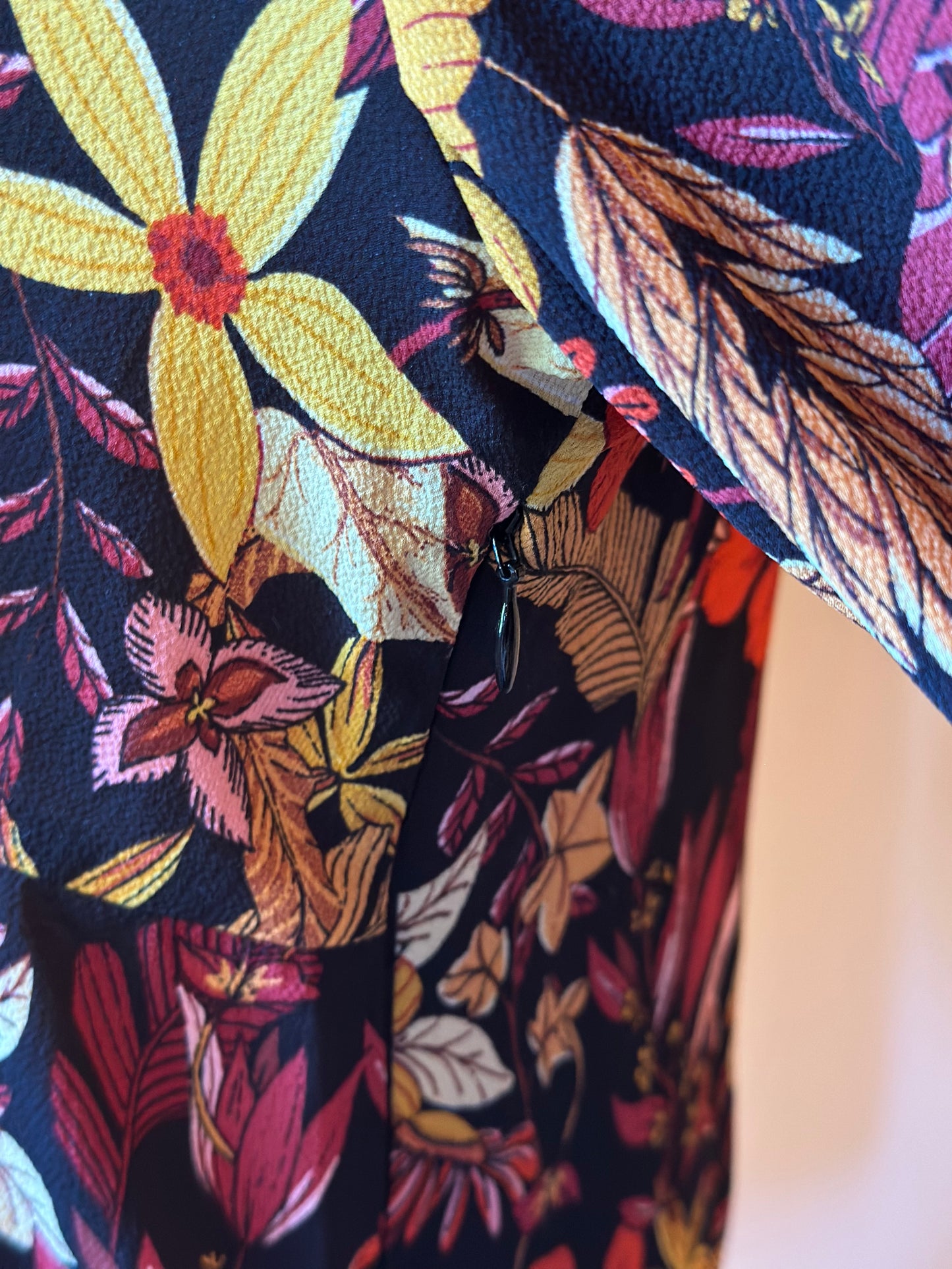 Blouse imprimé tropical T.36