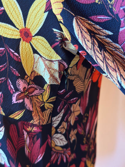 Blouse imprimé tropical T.36