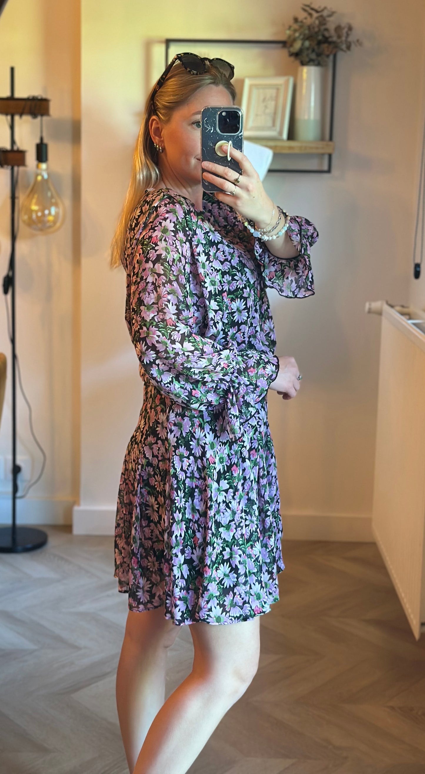 Robe imprimé fleuri T.38