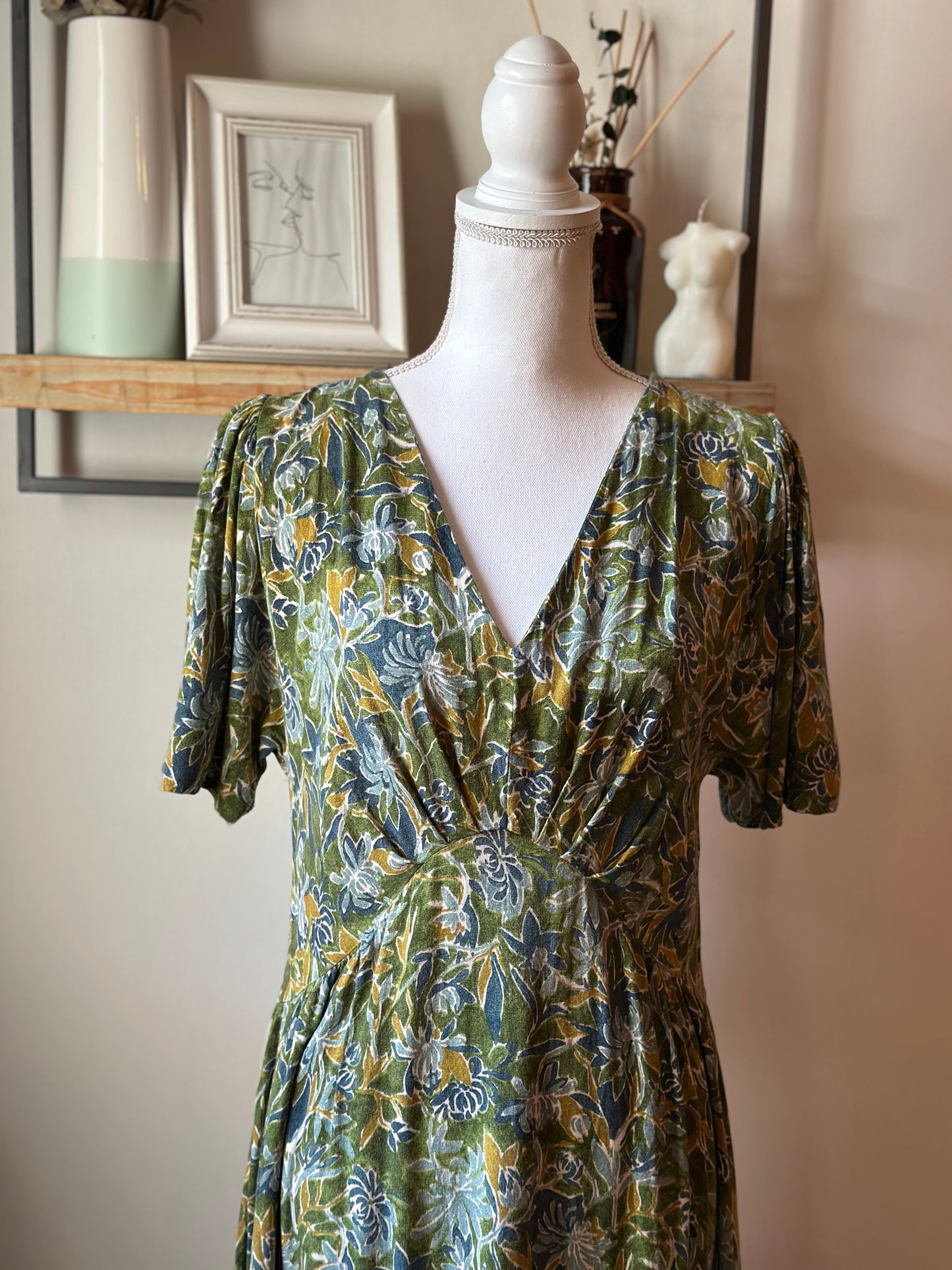 Robe longue Zamba imprimé floral T.40