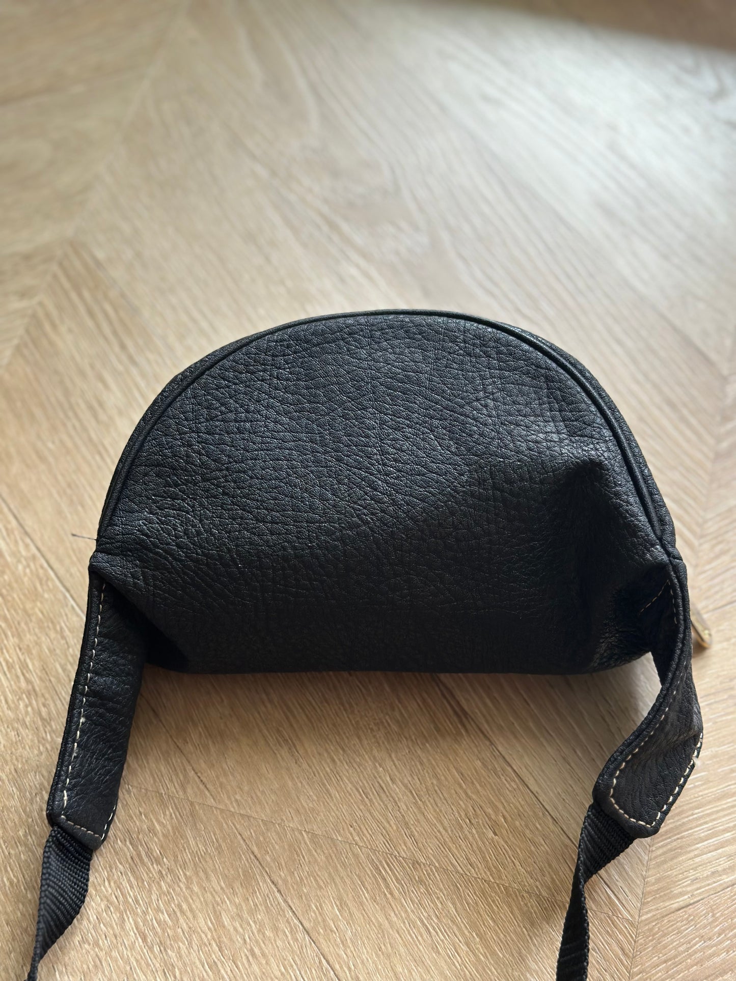 Banane vintage unie simili cuir 90s modèle unisexe