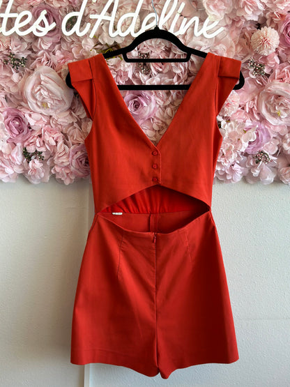 Combishort robe rouge corail, T.34