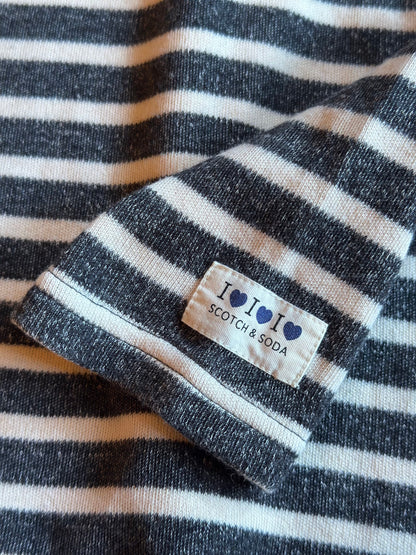 Pull marinière rayé en coton T.38
