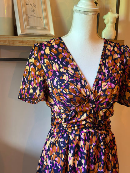 Robe d’été  imprimé multicolore T.36