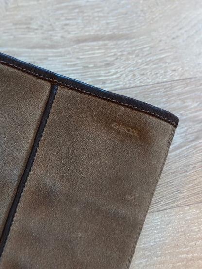 Bottes en cuir suédé bicolores P.38