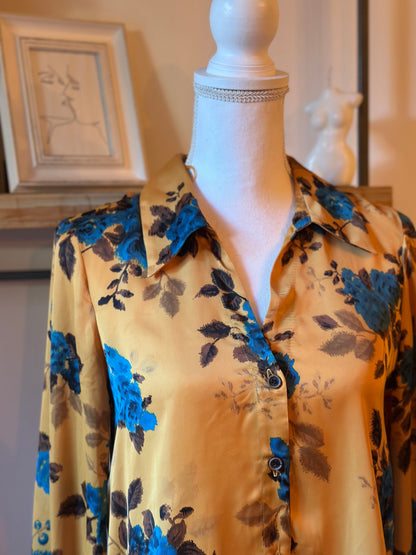 Chemise fluide imprimé floral neuf T.34