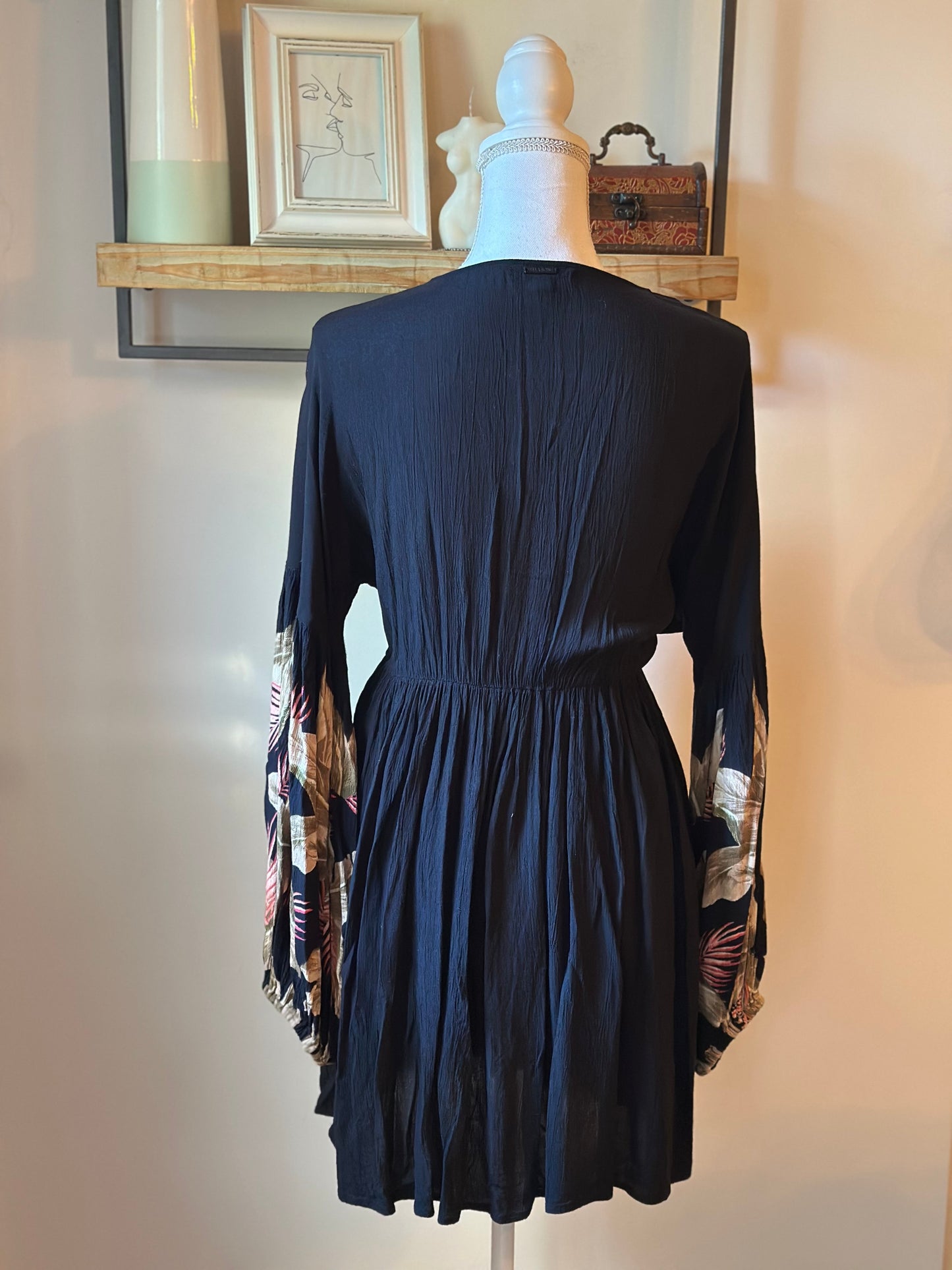 Robe noire fluide T.34/36