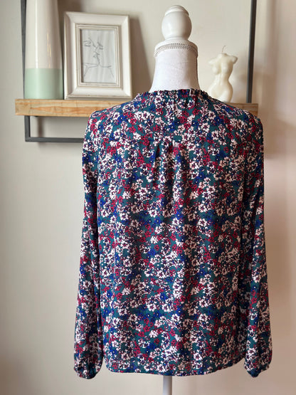 Blouse fluide imprimé fleuri T.38