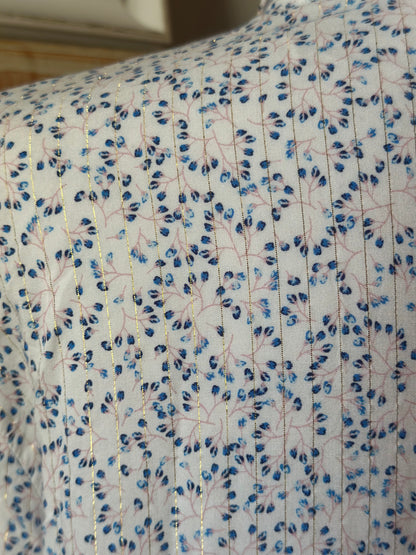 Chemise imprimé fleuri T.42