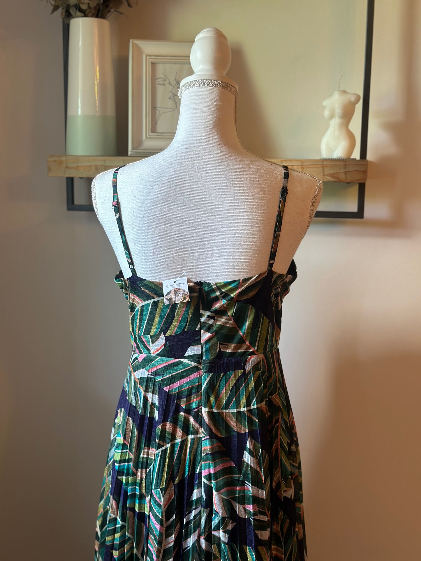 Robe longue Green Aloha T.38