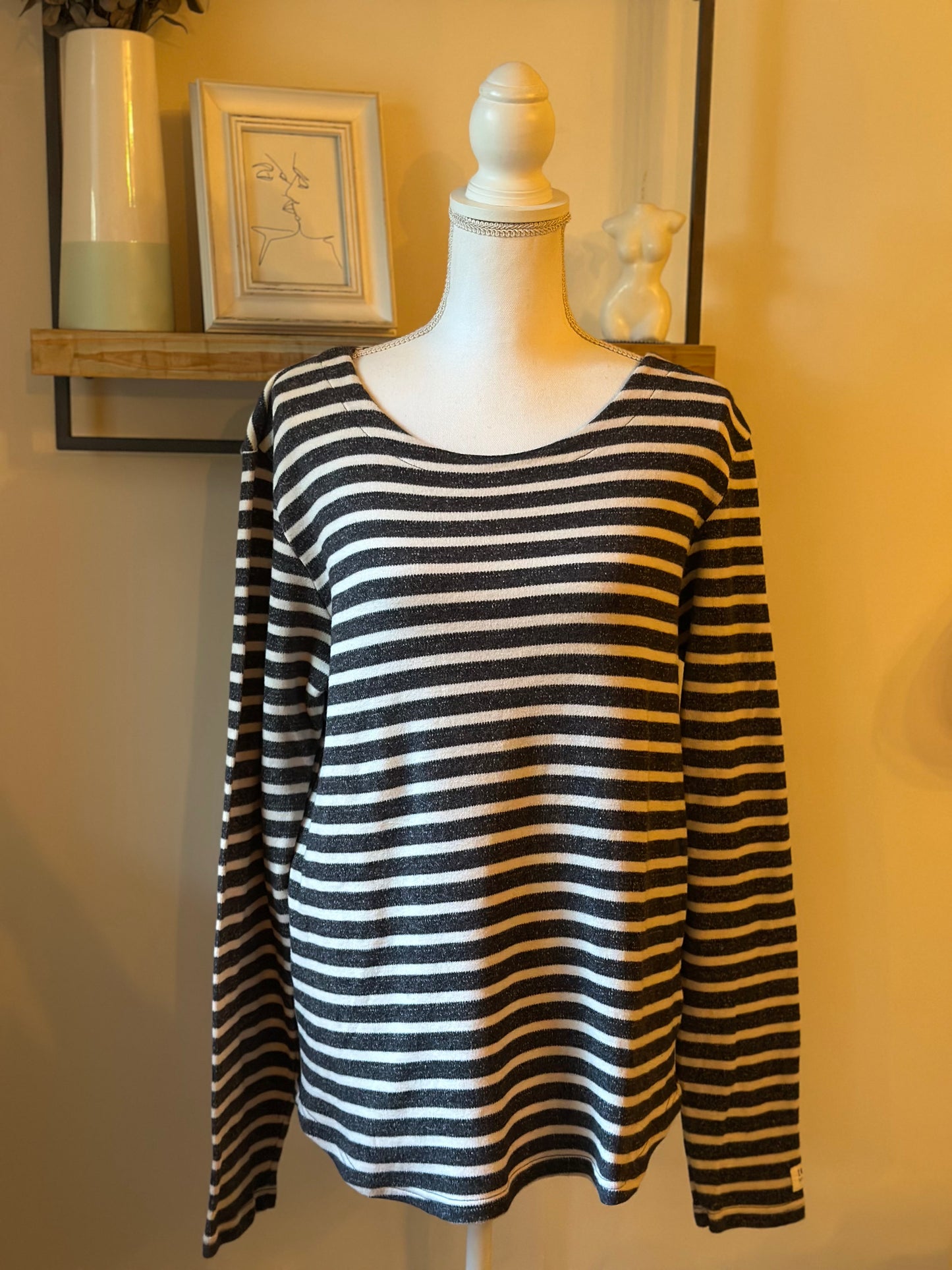 Pull marinière rayé en coton T.38