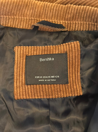 Blazer en velours côtelé camel T.34