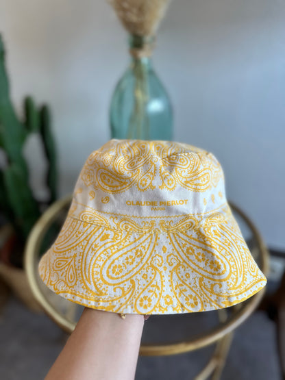 Bob jaune réversible imprimé motifs bandana